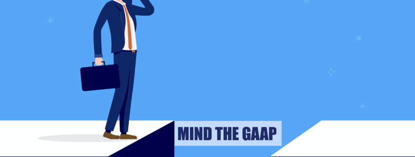 mind the GAAP image representing GAAP accounting
